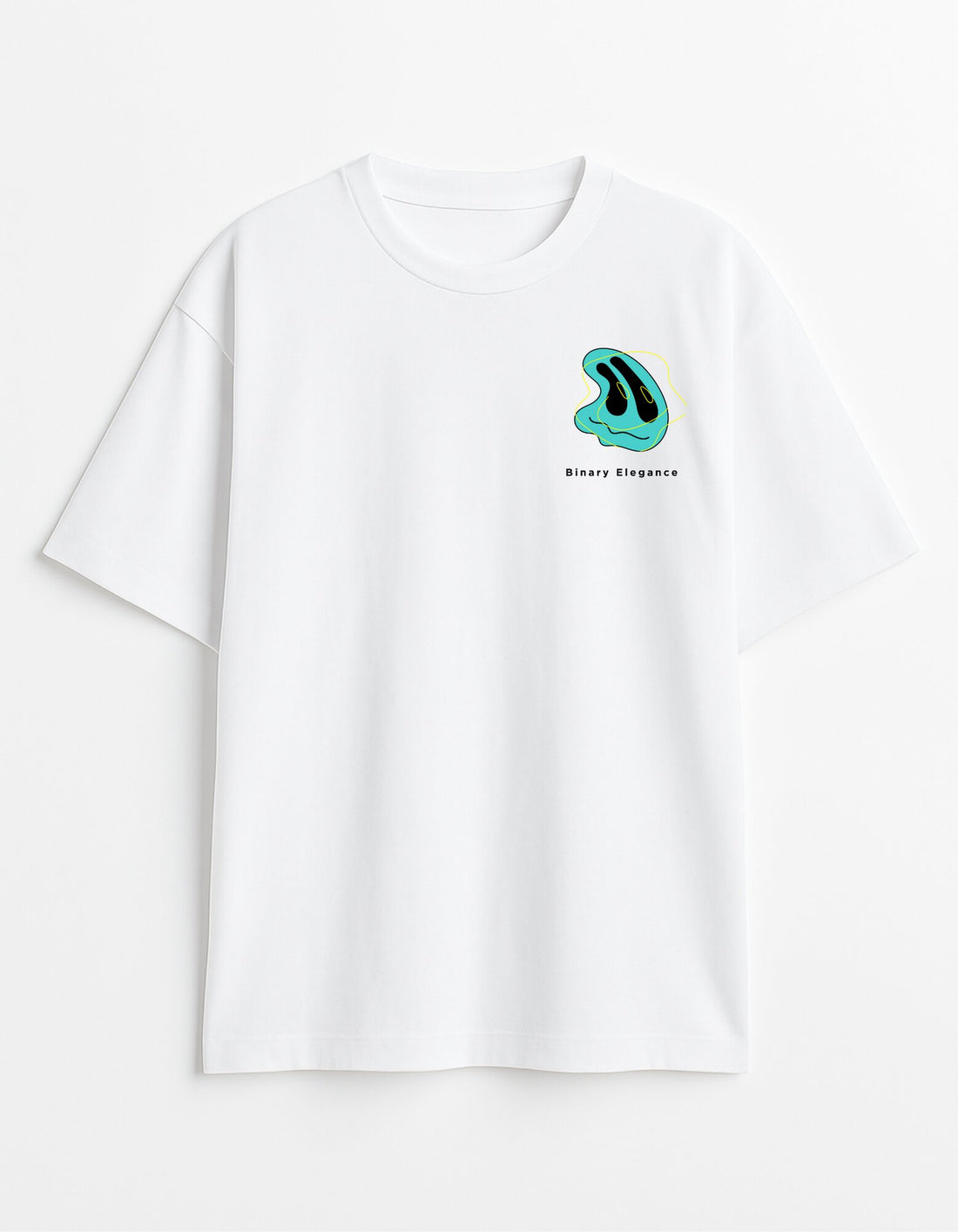 Binary Elegance Graphic T-Shirt