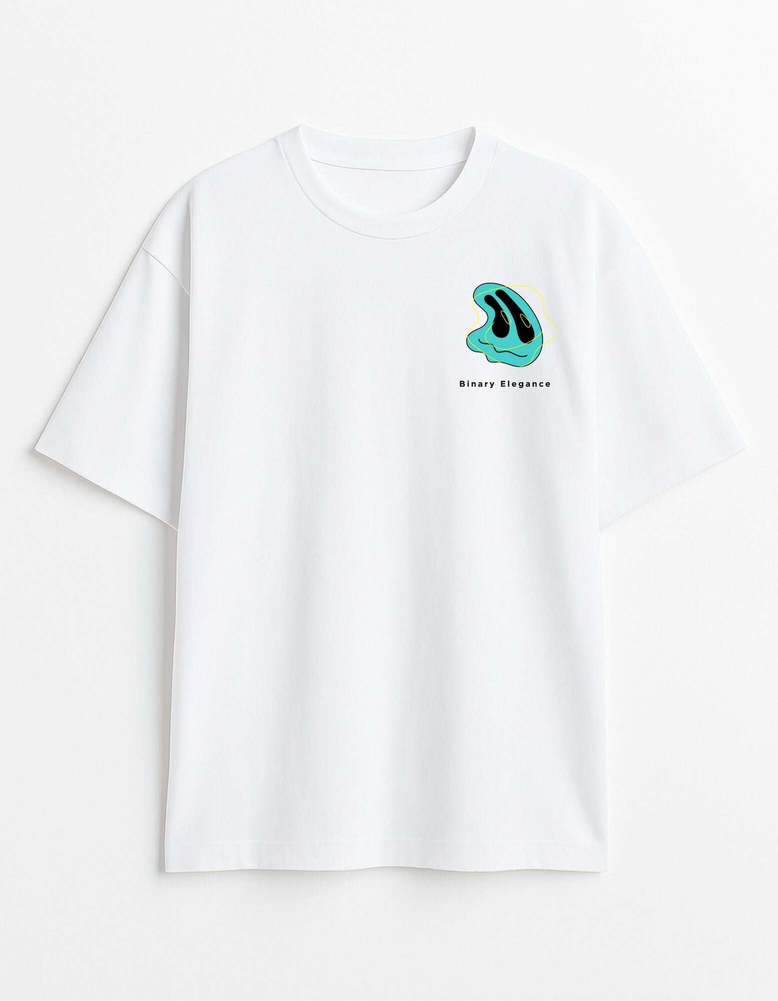 Binary Elegance Graphic T-Shirt