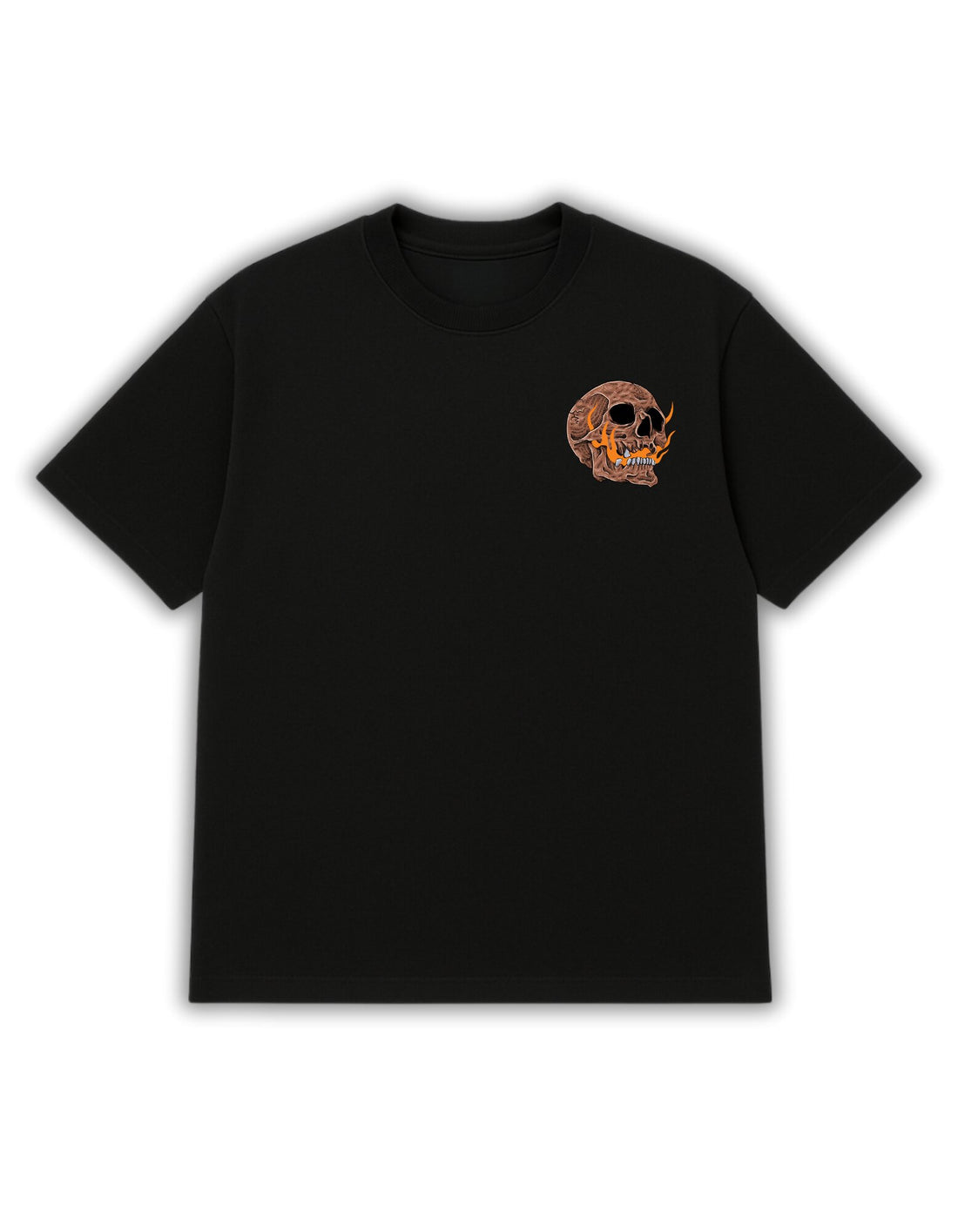 Satire Skull Graphic T-Shirt