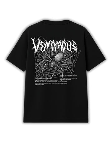 Deadly Spider Graphic Oversized T-Shirt