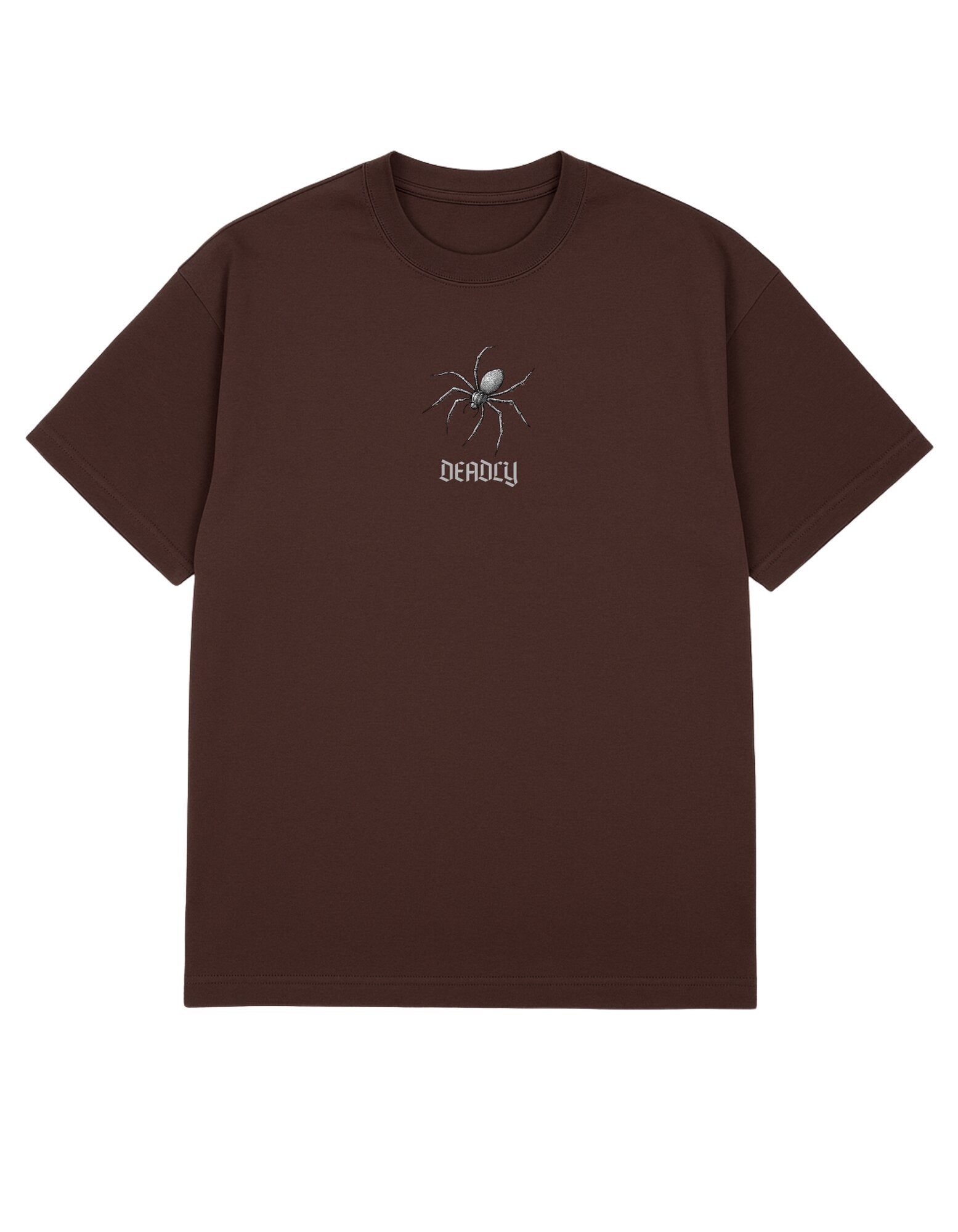 Deadly Spider Graphic Oversized T-Shirt